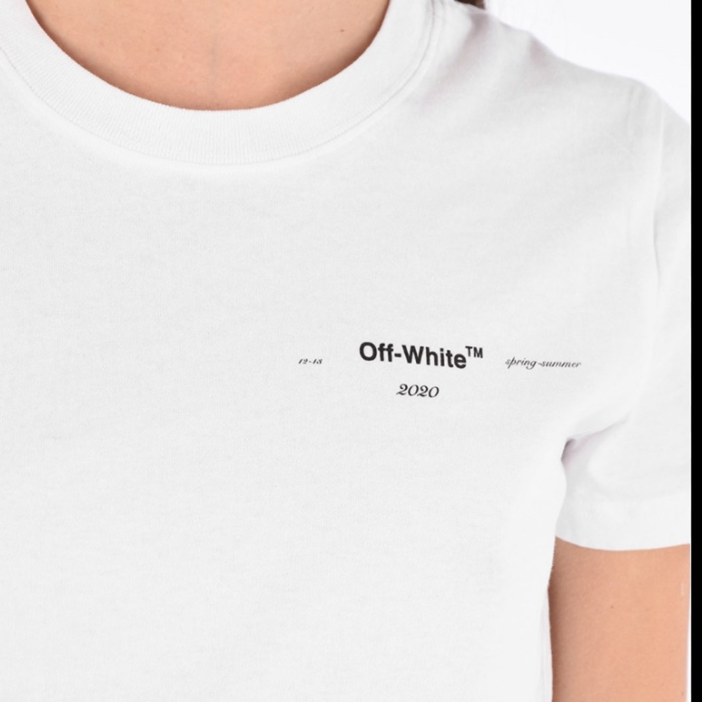 Off-White White Short Sleeve Tee
